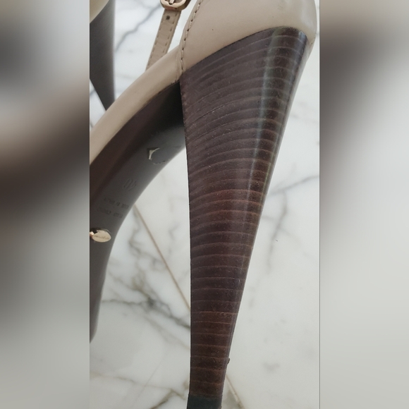 SERGIO ROSSI -size 40- Leather platform high heels shoes- pumps/sandals - Picture 8 of 12